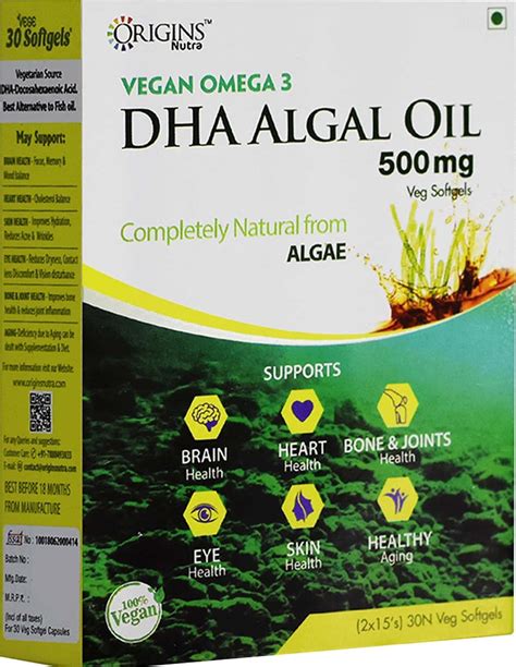 omega 3 in algal oil.